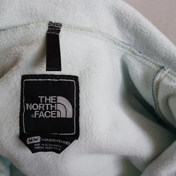 north face ♡ 90s denali blue vintage